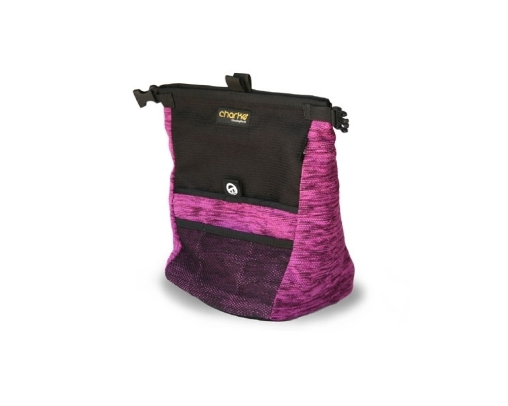 Kurb Purple Boulder Kalkpose Chalk Bag til klatring og bouldering
