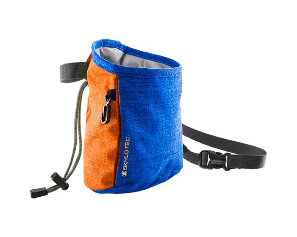Slate kalkpose, blå og orange