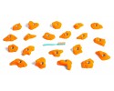 Stoneline Mini Crimps - Fluro-orange