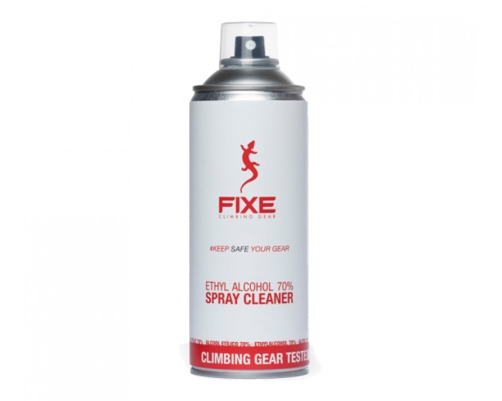 Fixe alkohol spray til rengøring af klatreudstyr